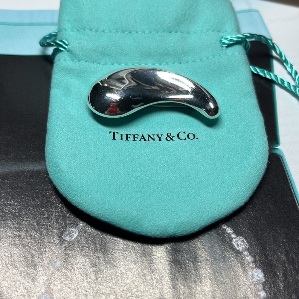 Tiffany & Co Large Elsa Peretti Teardrop Pin - Picture 8 of 8